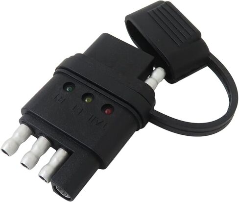 4 دبوس Trailer Light Tester و Trouble Shooter | Plug-n-play اختبار الدائرة 4-way مع مصابيح LED مشرقة لإشارة الدوران ، مصابيح الذيل (ذكر/أنثى) in Saudi Arabia