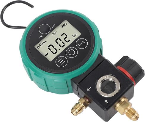 Fafeicy 4 Valve Digital Mifold Gauges Analyzer HVAC مع اختبار الفراغ والضغط لخدمة تبريد AC in Saudi Arabia