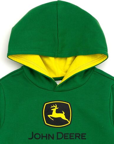 John Deere Logo Fleece Pullover Hoodie Toddler إلى أحجام البالغين (2T - 2XL) in Saudi Arabia