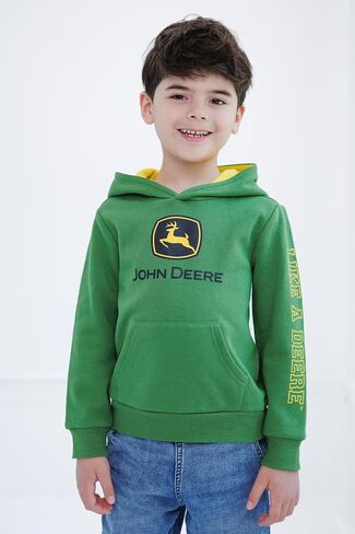 John Deere Logo Fleece Pullover Hoodie Toddler إلى أحجام البالغين (2T - 2XL) in Saudi Arabia