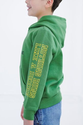 John Deere Logo Fleece Pullover Hoodie Toddler إلى أحجام البالغين (2T - 2XL) in Saudi Arabia