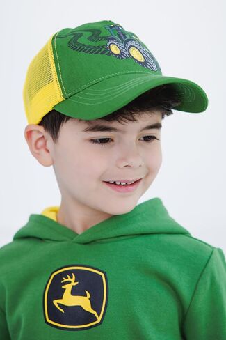John Deere Logo Fleece Pullover Hoodie Toddler إلى أحجام البالغين (2T - 2XL) in Saudi Arabia