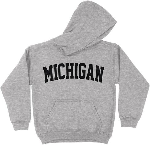 Michigan College Style Kids Hoodie Sweatshirt Youth in Saudi Arabia