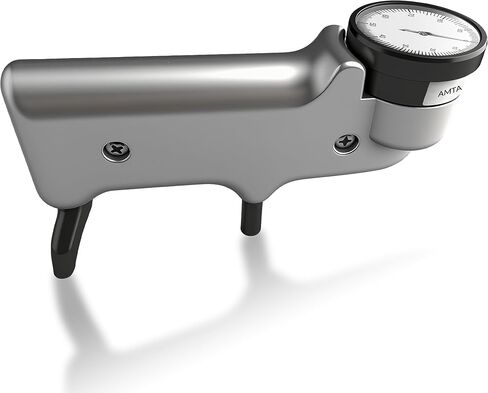 AMTAST Hardness Tester Barcol Impressor Indentation Hardness Tester Durometer for Aluminum and Aluminum Alloys, Resolution 0.5HBa, Portable Hardness Testing Meter HT10 in Kuwait