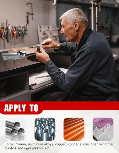 AMTAST Hardness Tester Barcol Impressor Indentation Hardness Tester Durometer for Aluminum and Aluminum Alloys, Resolution 0.5HBa, Portable Hardness Testing Meter HT10 in Kuwait