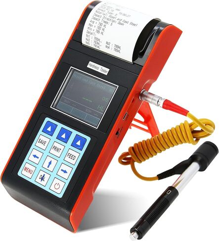 AMTAST Hardness Tester Barcol Impressor Indentation Hardness Tester Durometer for Aluminum and Aluminum Alloys, Resolution 0.5HBa, Portable Hardness Testing Meter HT10 in Saudi Arabia
