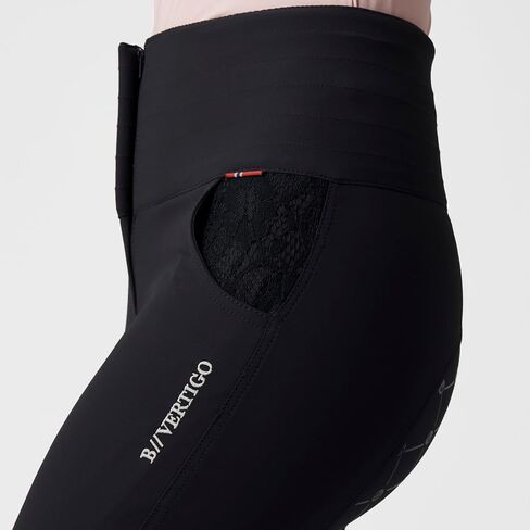 HORZE B Vertigo Natalia Women's High Waist Silicone Full Seat Breeches with Lace Pockets in Saudi Arabia
