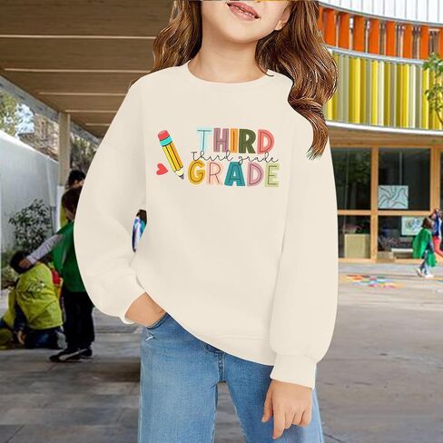 2025 Teen First Day of Ristergarten Shirt Boys Girls Cute Pencil Heart Print to School Thirts Toddler Kid School Collections in Saudi Arabia