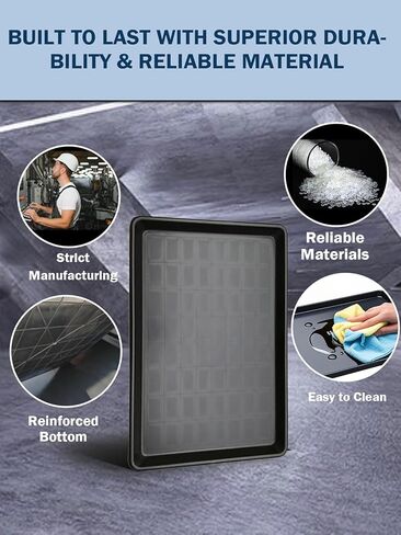 6Pack Extra Large Oil Drip Pan 35.4 x 24 x1.4 Inches Oil Change Drain Drip Tray for Under Car Plastic Oil Tray Auto Oil Catch Pan for Transmission Garage Automotive Driveway to Keep Floor Clean in Saudi Arabia