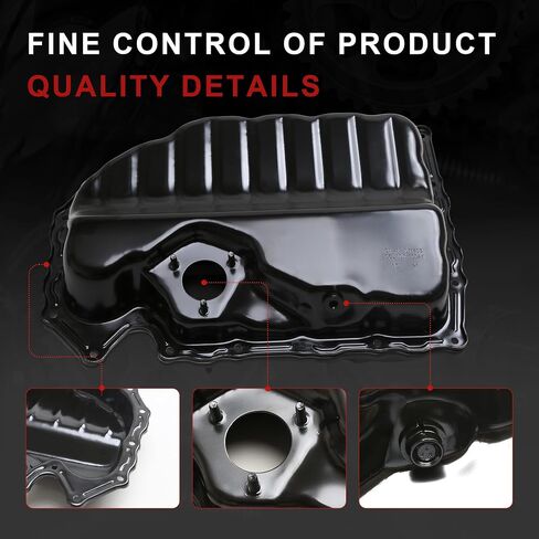 06J103600AF 06J103600BF SUMPER OIL PAN SUMP مع قابس استنزاف متوافق مع VW Jetta Passat Tiguan EOS CC Beetle Arteon Golf Audi A3 S3 Q3 TT SKODA SEAT 1.8L 2.0L in Kuwait
