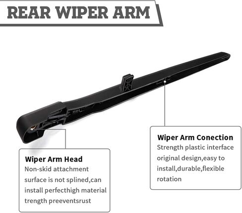 Rear Wiper Arm Blade Nut Set Replacement for Jeep Liberty 2002-2007,Rear Wiper Cover Accessories Assembly, Wiper Cap Set for Back Windshield Window,Replace # 5066965AA in Saudi Arabia