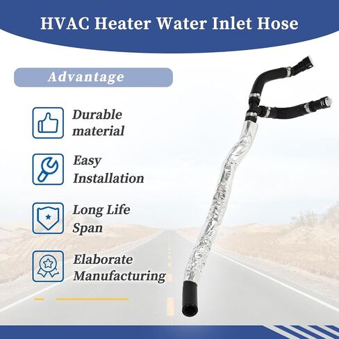 JL1Z-18472-B ، HVAC Heater Water INLET HOSE متوافق مع Ford Expedition 2018-2021/ Lincoln Navigator 2018-2022 3.5L V6 ، JL1Z18472B in Saudi Arabia