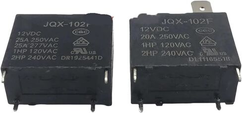 5 Tiile/Los Neue JQX-102F 12VDC Klimaanlage Gewidmet Relais 20A250VAC 25A (10pcs ، 25a) in Saudi Arabia