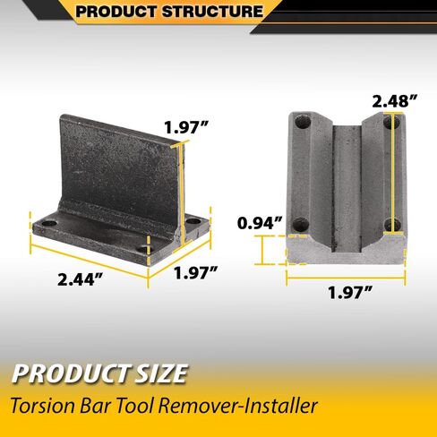 Torsion Bar Tool Remover-Installer Compatible with torsion bars up to 1-1/4"" diameter Brown in Saudi Arabia