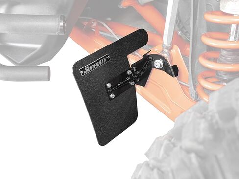 SuperATV 72" OEM Trailing Arm Guards Compatible with Can Am Maverick X3 Turbo/MAX Turbo (See Fitment) | Made of 1/8 Inch LDPE | Flexible and Lightweight | 7 Inch by 10 7/8 Inch Mud Flaps | USA Made in Saudi Arabia