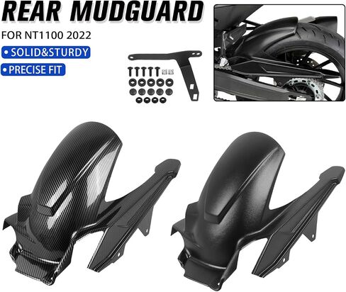بديل امتداد موسع دراجة نارية Mudguard لـ Honda NT1100 NT 1100 2022 2023 2024 Guard Mudguards الخلفية (النوع أ) in Kuwait