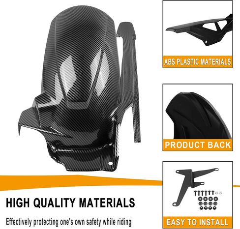 بديل امتداد موسع دراجة نارية Mudguard لـ Honda NT1100 NT 1100 2022 2023 2024 Guard Mudguards الخلفية (النوع أ) in Kuwait