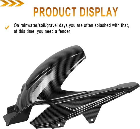 بديل امتداد موسع دراجة نارية Mudguard لـ Honda NT1100 NT 1100 2022 2023 2024 Guard Mudguards الخلفية (النوع أ) in Kuwait