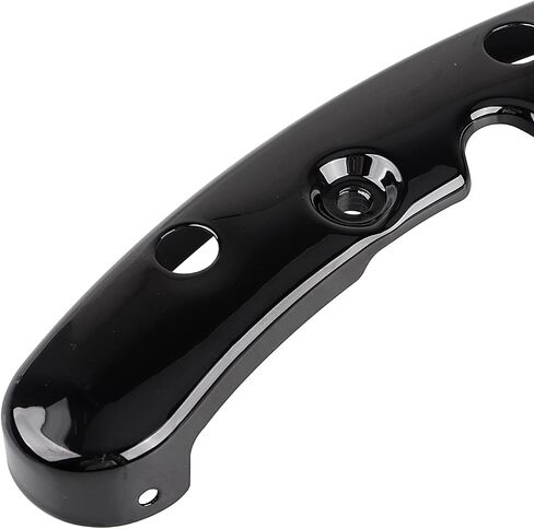 1 زوج من أغطية الدعامة الخلفية Fender لـ Harley Touring Electra Street Road Road Road King 2009-2013 ، Black Vivid in Kuwait