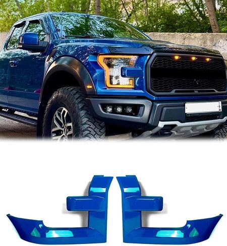 مصابيح المصباح الأمامي مصببة الشبكة متوافقة مع 2015-2017 FORD F150 استبدال لـ FL3Z17C755AA OXFORD WHITE SIDE in Saudi Arabia