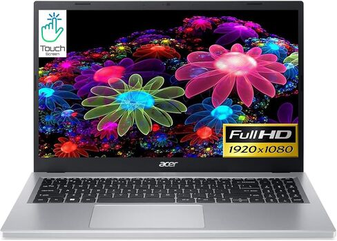 كمبيوتر محمول acer Aspire 3 Touch Slim باللون الأزرق Ryzen 5 4-Core يصل إلى 4.3 جيجا هرتز وذاكرة الوصول العشوائي 8 جيجابايت و512 جيجابايت SSD و15.6 بوصة FHD كاميرا ويب WiFi HDMI W11 Pen (A315B - متجدد) in Saudi Arabia