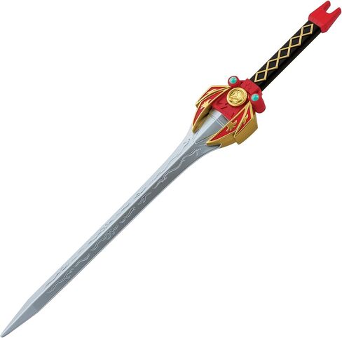 تمويه Red Ranger Mighty Morphin Sword ، ملحق أزياء أزياء Power Rangers الرسمي للأطفال in Saudi Arabia