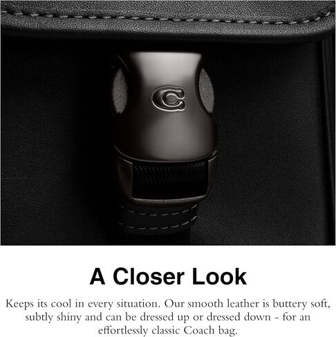 Coach League Phone Crossbody, Black in Saudi Arabia