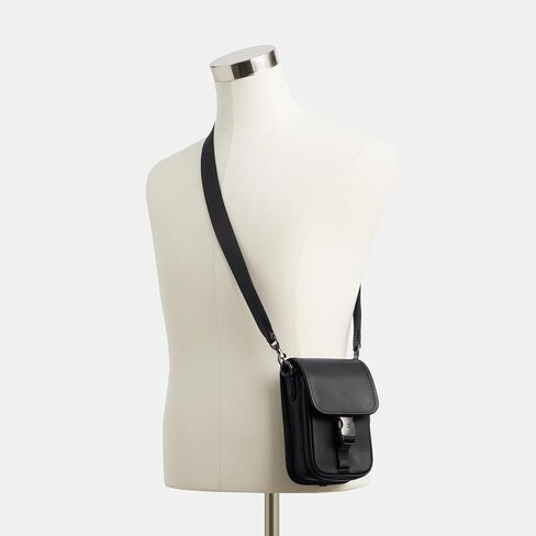 Coach League Phone Crossbody, Black in Saudi Arabia