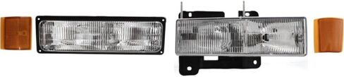 لصالح GMC لـ Yukon 1994-1999 لـ C/K 1500/2500 Suburban 1994-1999 لـ C/K 1500/2500/3500 1994-1998 مصباح المصباح الأيمن الأيمن ث/المصابيح GM2511148 in Saudi Arabia