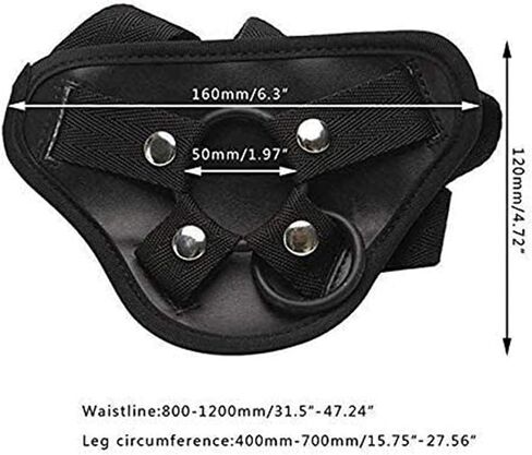 Underwear with Reinforced Crotch for Men Women Couples role play,Strapon Strapless Underwear Boxers Brief(Black) in Saudi Arabia