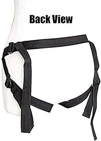 Underwear with Reinforced Crotch for Men Women Couples role play,Strapon Strapless Underwear Boxers Brief(Black) in Saudi Arabia