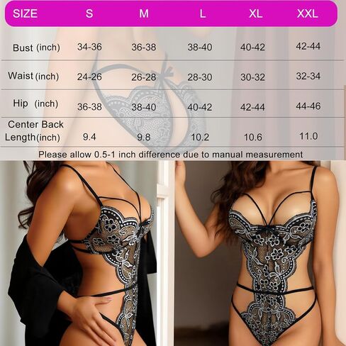 الملابس الداخلية للنساء مثير الدانتيل Babydoll teddyits bodysits حزام الملابس الداخلية من قطعة واحدة بيجاما in Saudi Arabia