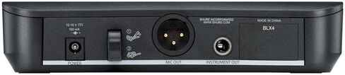 Shure BLX14R UHF Wireless System - Perfect for Guitar and Bass with 1/4 Jack - 14-Hour Battery Life, 300 ft Range | Includes 1/4" Jack Instrument Cable & Single Channel Rack Mount Receiver | H8 Band in Saudi Arabia
