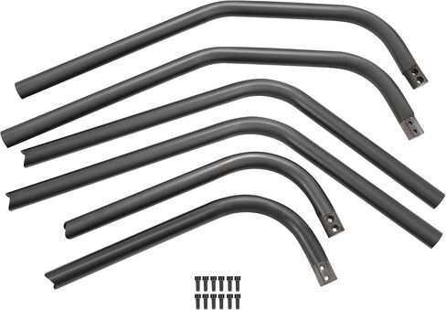 KUAFU Roll Cage Kit Universal Standard Roll Bar for Pickup Trucks Replacement for ALL22107 Steel Bare Metal Black(2 Packages Shipped) in Saudi Arabia