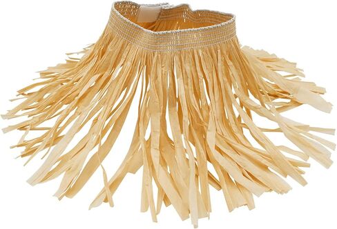 Nicky Bigs Novelties Brown Burlap Scarcrow Hat & Straw Kit Fit Fit Date Shice Raffia Straw Halloween Assume 11 قطعة ملحق للبالغين Cosplay & Fall Decorts in Kuwait