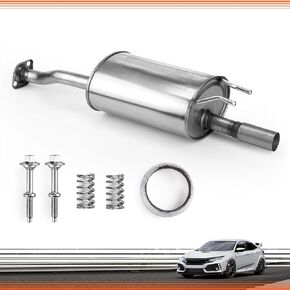 Back Back Axle Dual Outlet Outlet Muffler System Matte Black Dual Catback لعام 2007-2008 Wrangler JK 2/4DR Offroad Rustability -409 من الفولاذ المقاوم للصدأ ، نغمة العادم السوداء (VK -JK01) in Kuwait