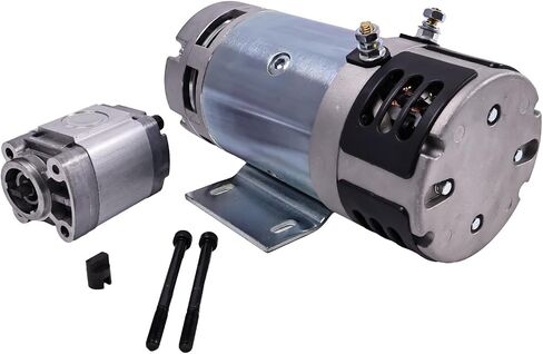 Holdwell 24V 147664 Motor + 147661 مجموعة مضخة هيدروليكية متوافقة مع Skyjack Electric Scissor Models SJIII3220 SJIII3226 SJIII4620 SJIII4626 SJII4632 in Saudi Arabia