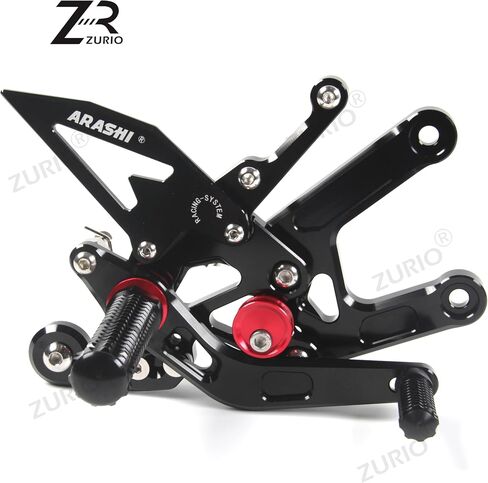 V2.0 Adjustable Rearsets Compatible with Yamaha YZF R6 2006-2016, Black in Saudi Arabia
