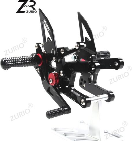 V2.0 Adjustable Rearsets Compatible with Yamaha YZF R6 2006-2016, Black in Saudi Arabia