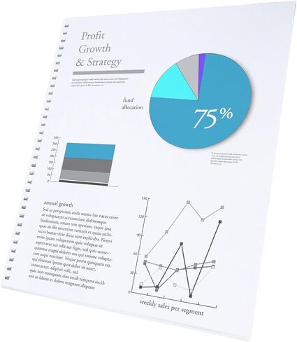 GBC ProClick Presentation Paper, Prepunched, 96 Bright, 24 lb,Letter Size (8.5 x 11), 250 sheets (2514479) White in Saudi Arabia