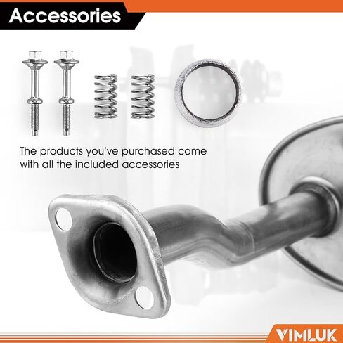 409 Stainless Steel Rear Exhaust Muffler Compatible for 2006-2011 Honda Civic 1.8L and 2006-2011 Honda Civic Hybrid Sedan 1.3L-Including Gasket and Bolt kit Part Number:18307-SNA-A01(VK-HC01) in Kuwait