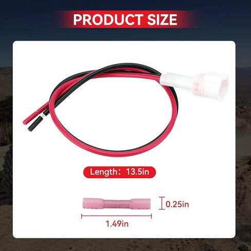 JERBOR B4J-H25B0-V0-00 Accessory Power Lead Kit Fit for Yamaha Wolverine RMAX and 850 X2 X4 RMAX2 RMAX4, Pack of 5 in Kuwait