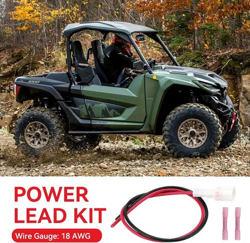 JERBOR B4J-H25B0-V0-00 Accessory Power Lead Kit Fit for Yamaha Wolverine RMAX and 850 X2 X4 RMAX2 RMAX4, Pack of 5 in Kuwait