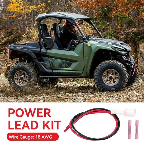JERBOR B4J-H25B0-V0-00 Accessory Power Lead Kit Fit for Yamaha Wolverine RMAX and 850 X2 X4 RMAX2 RMAX4, Pack of 5 in Kuwait