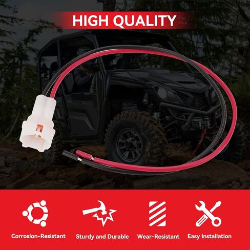 JERBOR B4J-H25B0-V0-00 Accessory Power Lead Kit Fit for Yamaha Wolverine RMAX and 850 X2 X4 RMAX2 RMAX4, Pack of 5 in Kuwait