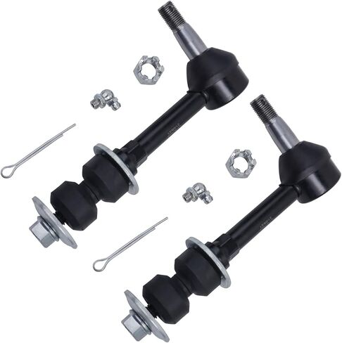 Detroit Axle - 4WD Front 11pc kit for 2000 2001 2002 Dodge Ram 2500 3500 ، 4 ball ball roavies 4 inner & ueter tie rots 2 sway bar jonss 1 bar track bar acplication in Saudi Arabia