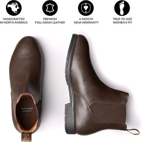 Xena Workwear ، Calvence SD Steel Toe Women's Work Boots ، Chelsea ، Slip Resistant ، ASTM F2413 Certified ، OSHA متوافقة in Kuwait