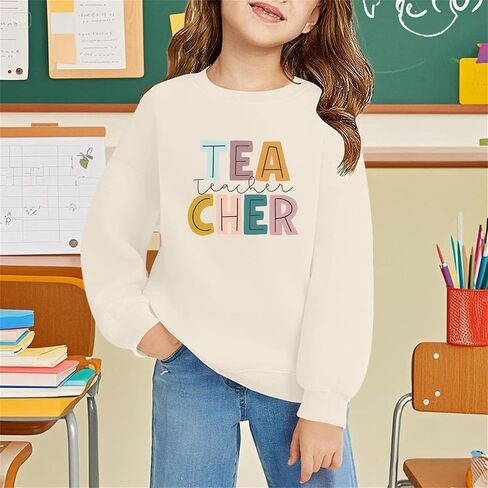 الأولاد الفتيات اللطيفات الرسم يعود إلى قميص المدرسة طفل اليوم الأول من مرحلة ما قبل المدرسة Tshirt 2025 المراهقين أيام المدرسة العصرية ملابس in Saudi Arabia