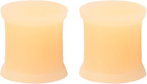 Silicone Transparent 1 Pair Flexible Solid Ear Plugs Hypoallergenic Saddle Gauges Earrings Gage Starter Soft Stretching Piercing Jewelry Tuneles De Oreja Para Hombre for Men Women 3 mm(8 G) in Saudi Arabia