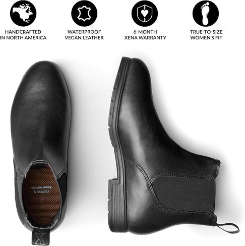 Xena Workwear ، Calvence SD Steel Toe Women's Work Boots ، Chelsea ، Slip Resistant ، ASTM F2413 Certified ، OSHA متوافقة in Saudi Arabia